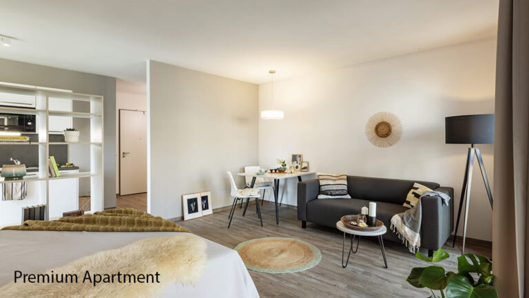 Urban Base Dresden Apartment Premium Wohnbereich
