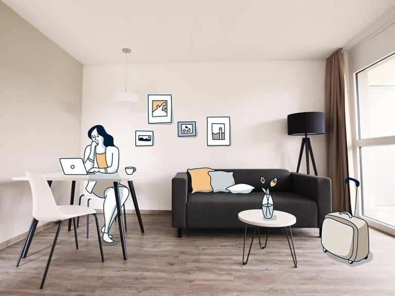 Furnished apartments for rent in Dresden Urban Base